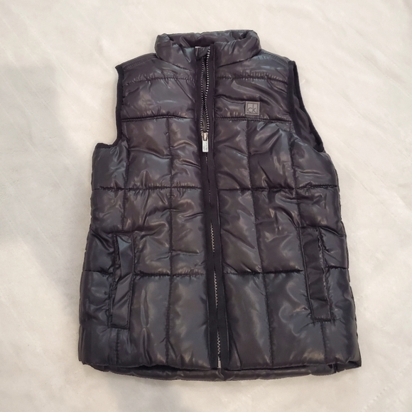 Calvin Klein Puffer Vest Jacket Black Sz 3T Toddler Unisex NWT